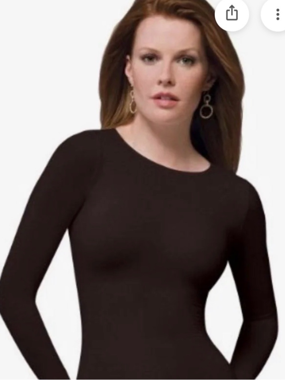 Spanx On Top and in Control Long Sleeve Shirt